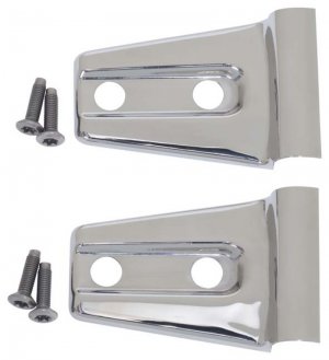 Jeep Wrangler JK Door Hinge - Hood - Kentrol - Polished Silver - `07-`18