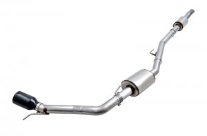 Jeep Gladiator Performance Exhaust - Single Side - AWE Tuning - Tread Edition Cat-Back Single Side - Diamond Black - 3.6L - `20-`21