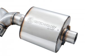 Jeep Wrangler JL Tread Edition Exhaust - Rear - AWE Tuning - Axle-Back, Dual - Chrome Silver - 2018