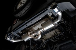 Jeep Wrangler JK Tread Edition Axle-Back Dual Exhaust - AWE Tuning - Tread Edition - Chrome Silver - 3.6L - `07-`18
