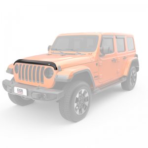 Jeep Gladiator Hood Shield - EGR - Superguard - Dark Smoke - 2020+