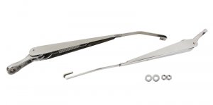 Jeep Wrangler JK Windshield Wiper Arms Pair - Kentrol - Polished Silver - `07-`18