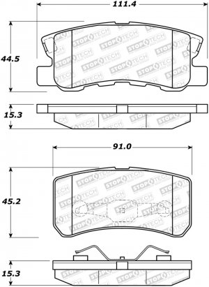 Jeep Patriot - ST Street Brake Pads