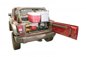Jeep Wrangler JK - TFY Tailgate Security Enclosure