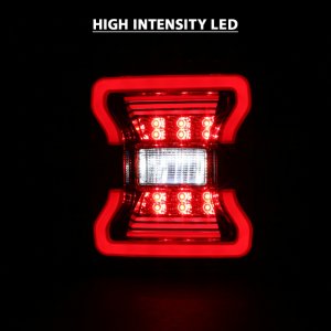 Jeep Wrangler JL LED Taillights - ANZO - Black - `18-`19