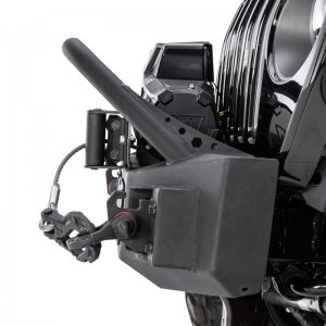 Jeep Gladiator Bumper - Front - Go Rhino - Rockline Front Stubby w/ Overrider - Textured Black - `07-`20