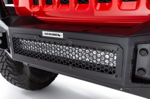 Jeep Gladiator Bumper - Front - Go Rhino - Rockline Full Width - Textured Black - `07-`20
