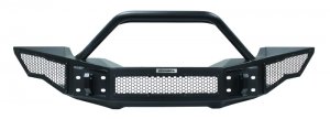 Jeep Gladiator Bumper - Front - Go Rhino - Rockline Full Width w/ Overrider - Textured Black - `07-`20
