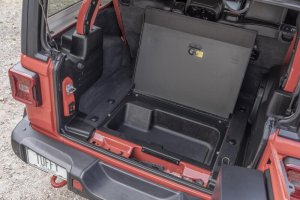 Jeep Wrangler JL Cubby Cover - In-floor - Tuffy Products - Locking - Black - `18-`24