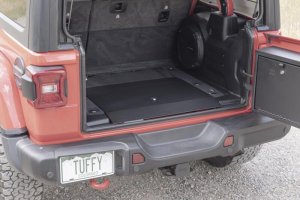 Jeep Wrangler JL Cubby Cover - In-floor - Tuffy Products - Locking - Black - `18-`24