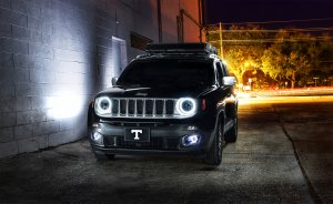 Jeep Renegade Halo Kit - Headlights - ColorSHIFT w/ 2.0 Controller - Oracle 
