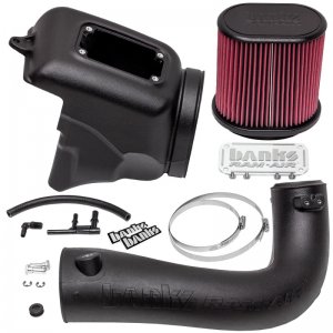 Jeep Wrangler JL Ram-Air Intake System - Banks Power - Big-Ass Oiled Filter - 2.0L Turbo - `18-`23
