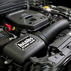 Jeep Wrangler JL Ram-Air Intake System - Banks Power - Big-Ass Oiled Filter - 2.0L Turbo - `18-`23