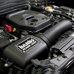 Jeep Wrangler JL Ram-Air Intake System - Banks Power - Big-Ass Oiled Filter - 2.0L Turbo - `18-`23