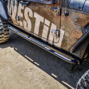 Jeep Wrangler JL Rock Slider - Westin - XTS - Textured Black - `18-`23
