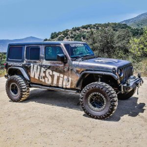 Jeep Wrangler JL Rock Slider - Westin - XTS - Textured Black - `18-`23