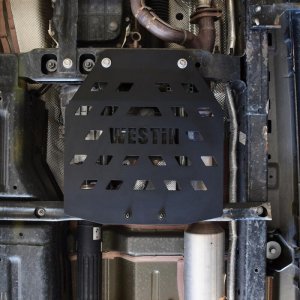 Jeep Gladiator Skid Plate - Westin - Transfer Case - Textured Black - `18-`21