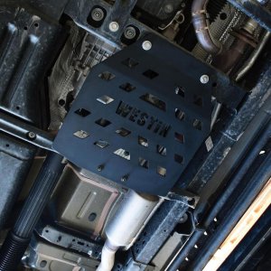 Jeep Gladiator Skid Plate - Westin - Transfer Case - Textured Black - `18-`21