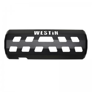 Jeep Wrangler JL Muffler Skid Plate - Westin - Textured Black - `18-`22