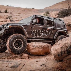 Jeep Wrangler JL Rock Rail Steps - Westin - Triple Tube - Textured Black - 2018