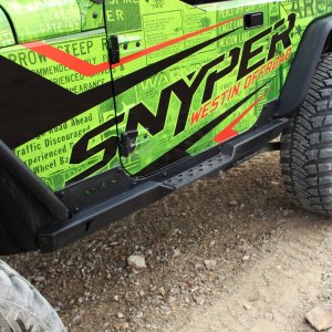 Jeep Wrangler JK - WES Snyper Rock Rail Steps