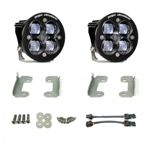 Jeep Wrangler JL Fog Light Pocket Kit - Baja Designs - Sport - Clear - `18-`20
