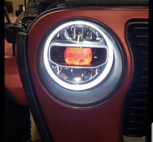 Jeep Gladiator Projector Illumination Kit - ORACLE Lighting - Demon Eye ColorSHIFT