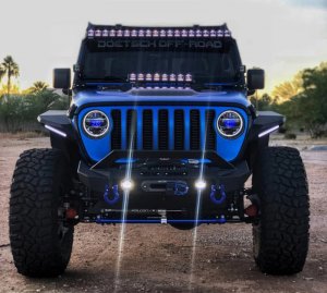 Jeep Gladiator Projector Illumination Kit - ORACLE Lighting - Demon Eye ColorSHIFT