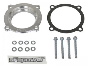 Jeep Gladiator Throttle Body Spacer - aFe - Silver Bullet - Silver - 3.6L - `18-`25