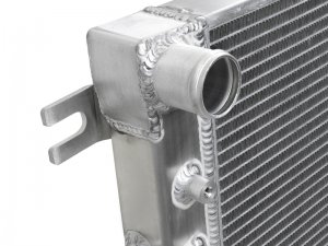 Jeep Wrangler JK Radiator - aFe - BladeRunner Street Series Tube & Fin - Brushed aluminum - V6-3.6L/3.8L - `07-`18