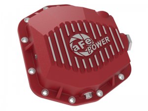 Jeep Wrangler JL Rear Differential Cover - Rear - aFe - Pro Series - Red - 3.6L - `18-`24
