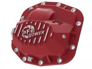 Jeep Wrangler JL Differential Cover - Front - aFe - Pro Series - Red - V6 3.6L - `18-`19