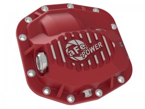 Jeep Wrangler JL Differential Cover - Front - aFe - Pro Series - Red - V6 3.6L - `18-`19