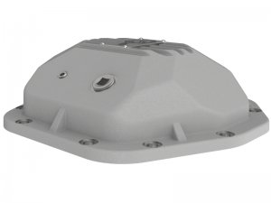 Jeep Wrangler JK Differential Cover - Rear - aFe - Street Series, with Machined Fins - Raw - `07-`18