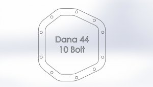 Jeep Wrangler JK Differential Cover - Front or Rear - aFe - Pro Series - Black - `07-`18