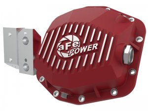 Jeep Gladiator Differential Cover - Rear - aFe - Pro Series Dana M220 with Machined Fins - Red - `20-`23