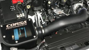 Jeep Wrangler JL Air Intake - CORSA Performance - Closed Box - Smoked - 3.6L V6 - `18-`24