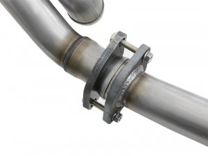 Jeep Wrangler JK Y-Pipe with Loop Relocation Pipe - aFe - Twisted Steel - 3.6L - `12-`18