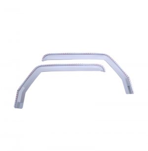 Jeep Gladiator Window Visors - Front - Putco - Element Chrome - Chrome - `20-`21