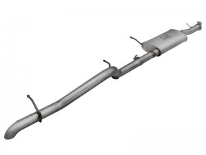 Jeep Wrangler JK Exhaust System - aFe - Cat Back Aluminized Hi-Tuck - V6 3.6/3.8 - `07-`14