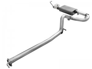 Jeep Wrangler JK Exhaust System Cat Back - aFe - Scorpion Aluminized Hi-Tuck - 3.6L/3.8L - `07-`18