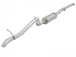 Jeep Wrangler JK Exhaust Cat Back - Rear - aFe - Scorpion 2-1/2in Aluminized Steel Hi-Tuck - V6 3.6L/3.8L - `07-`18