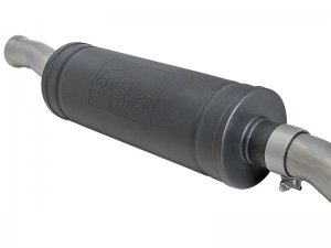 Jeep Wrangler JL Exhaust Cat Back - aFe - Rebel Series - Black - V6-3.6L - `18-`24