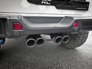 Jeep Wrangler JL Cat-Back Exhaust - Rear - aFe - Rebel Series - Black - 3.6L - `18-`24