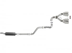 Jeep Wrangler JL Exhaust Cat-Back - Rear - aFe - Rebel Series - 3.6L - `18-`20