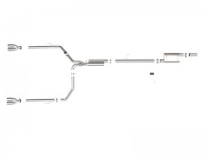 Jeep Gladiator Performance Exhaust - aFe - Vulcan Series Cat Back - Polished - 3.6L - 2020+