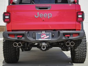 Jeep Gladiator Performance Exhaust - aFe - Vulcan Series Cat Back - Polished - 3.6L - 2020+