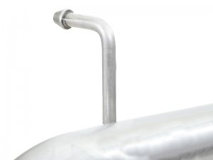 Jeep Wrangler JK Exhaust Axle Back - Rear - aFe - Vulcan Series 2.5in 304 SS - Polished - V6-3.6/3.8L - `07-`18