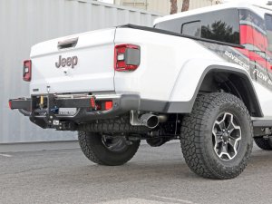 Jeep Gladiator Performance Exhaust - aFe - Vulcan Series 3in 304 SS DPF-Back - Polished - 3.0L - 2021+