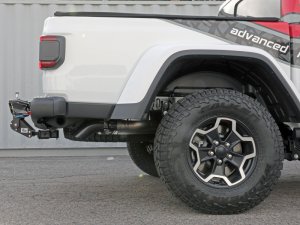 Jeep Gladiator Performance Exhaust - aFe - Vulcan Series 3in 304SS HT DPF-Back - Black - 3.0L - `21-`23